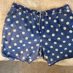 Blue and white swim trunks. Katin and Urban Outfitters collaboration size XL